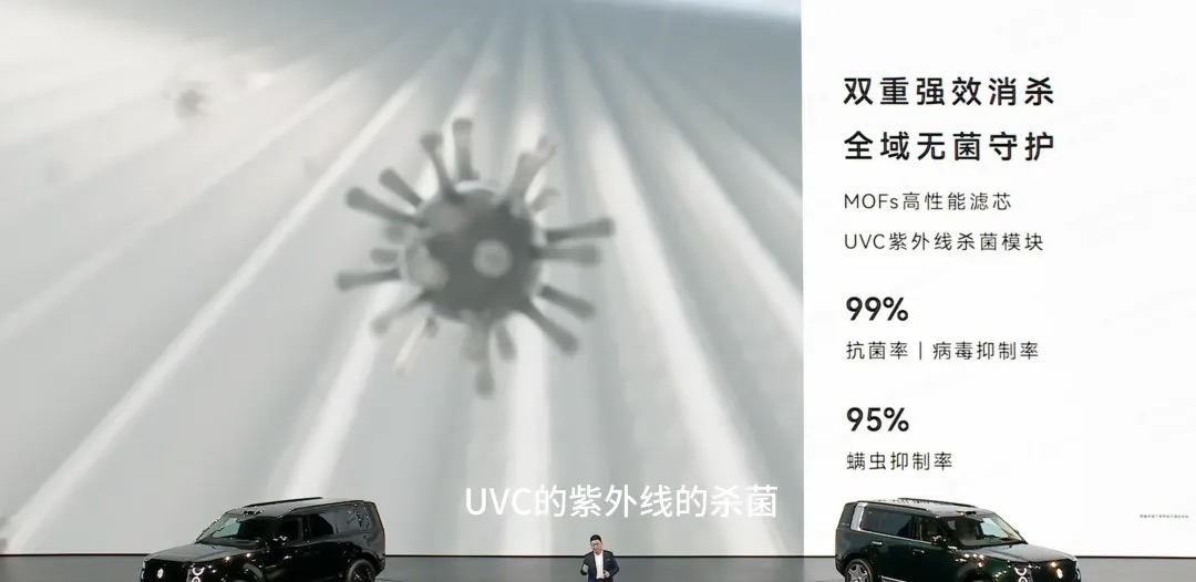 硬派之上，呼吸皆净｜英唐智慧健康UVC+MOFs滤芯搭载享界 G9，解锁高端座舱健康新体验
